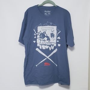 Office Space Loot Crate Exclusive X-Large t-shirt red stapler printer baseball